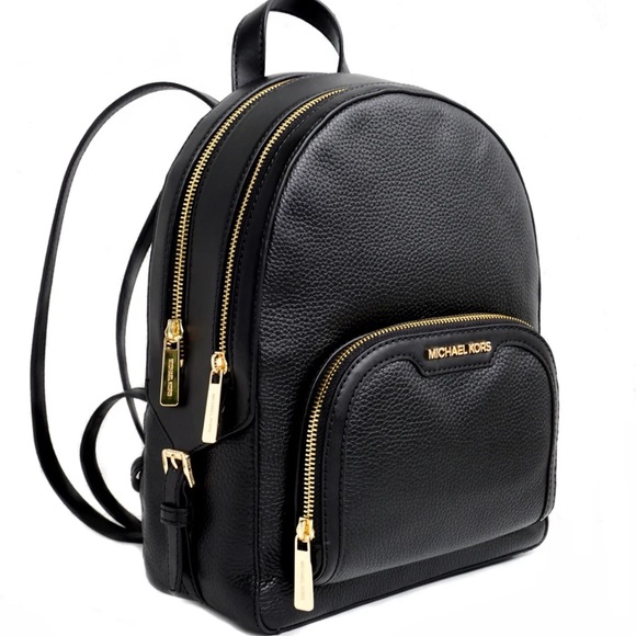 Michael Kors Jaycee Medium Pebbled Leather Backpack
Black /Golden Tone Hardware - Picture 8 of 15